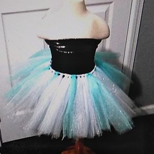 Frozen inspired princess tulle tutu skirt